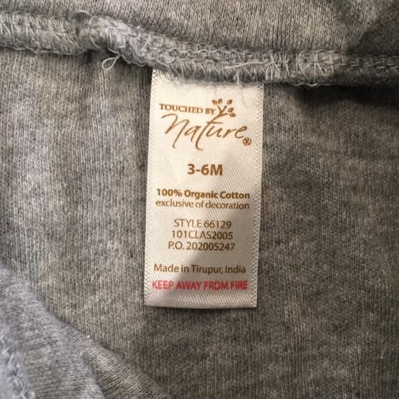 First Impressions Touched By Nature Baby Sz 3-6M Organic Bodysuit and Pants Set - Picture 9 of 11